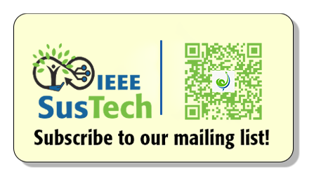 Subscribe to the IEEE SusTech Initiative mailing list